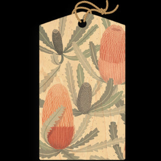 Bushy Banksia Wood Gift Tag
