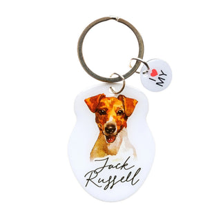 JACK RUSSELL PET KEYRING