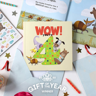 Wow You're Four Birthday Book, Paperback by Tapper, Lucy