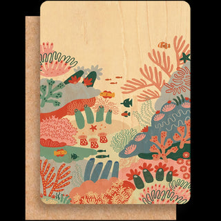 Colourful Corals Greeting Card