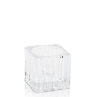 TEA-LIGHT CANDLE HOLDER (CLEAR)