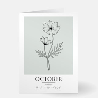 SASS AND DESIGN - OCTOBER BIRTH BLOOM
