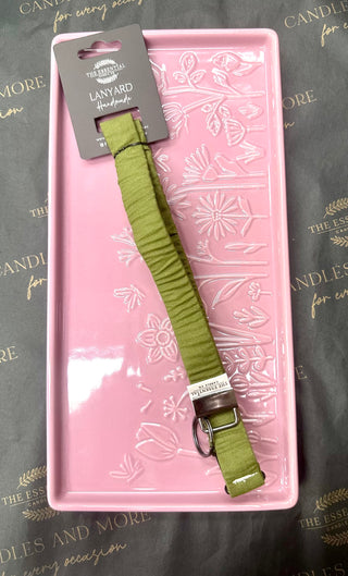 MOSS GREEN LANYARD