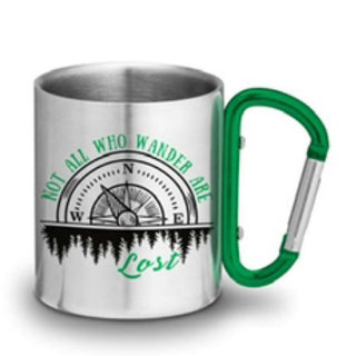 CARABINER MUG - NOT ALL WHO WANDER