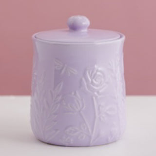 IN THE MEADOW LILAC STORAGE JAR, 15 X 11.5 CM/800