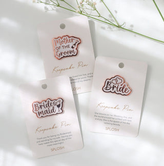 Splosh Wedding Pins