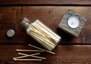 Candle Matches in a Jar