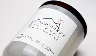 NEW BEGINNINGS - (HOUSEWARMING CANDLE)