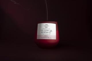 RHUBARB BLOOM CANDLE - YOU MAKE MY HEART MELT - ANY 2 FOR $60