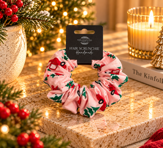 CHRISTMAS TRUCK SCRUNCHIE