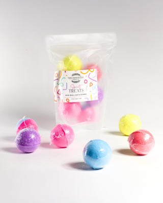 MINI ROUND BATH BOMB PACK (SWEET TREATS) - 6 BOMBS