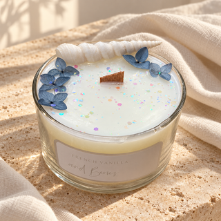 FRENCH VANILLA AND BOURBON -BOHO CANDLE