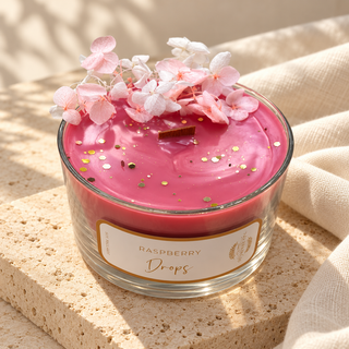 RASPBERRY DROPS - BOHO CANDLE