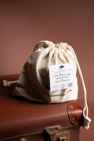 NEW BEGINNINGS, NEW HOME, NEW MEMORIES - KEEPSAKE CANDLE (SANDALWOOD, VANILLA & PATCHOULI) BUY ANY TWO $80