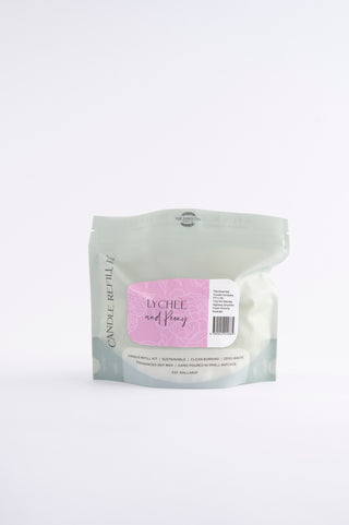 LYCHEE AND PEONY - CANDLE REFILL KIT