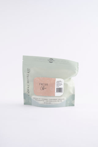 FRESH COFFEE - CANDLE REFILL KIT