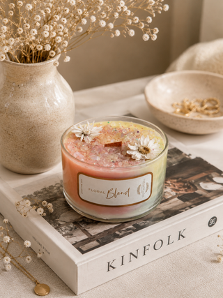 FLORAL BLEND BOHO CANDLE