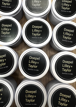 Custom Travel Tin Candles