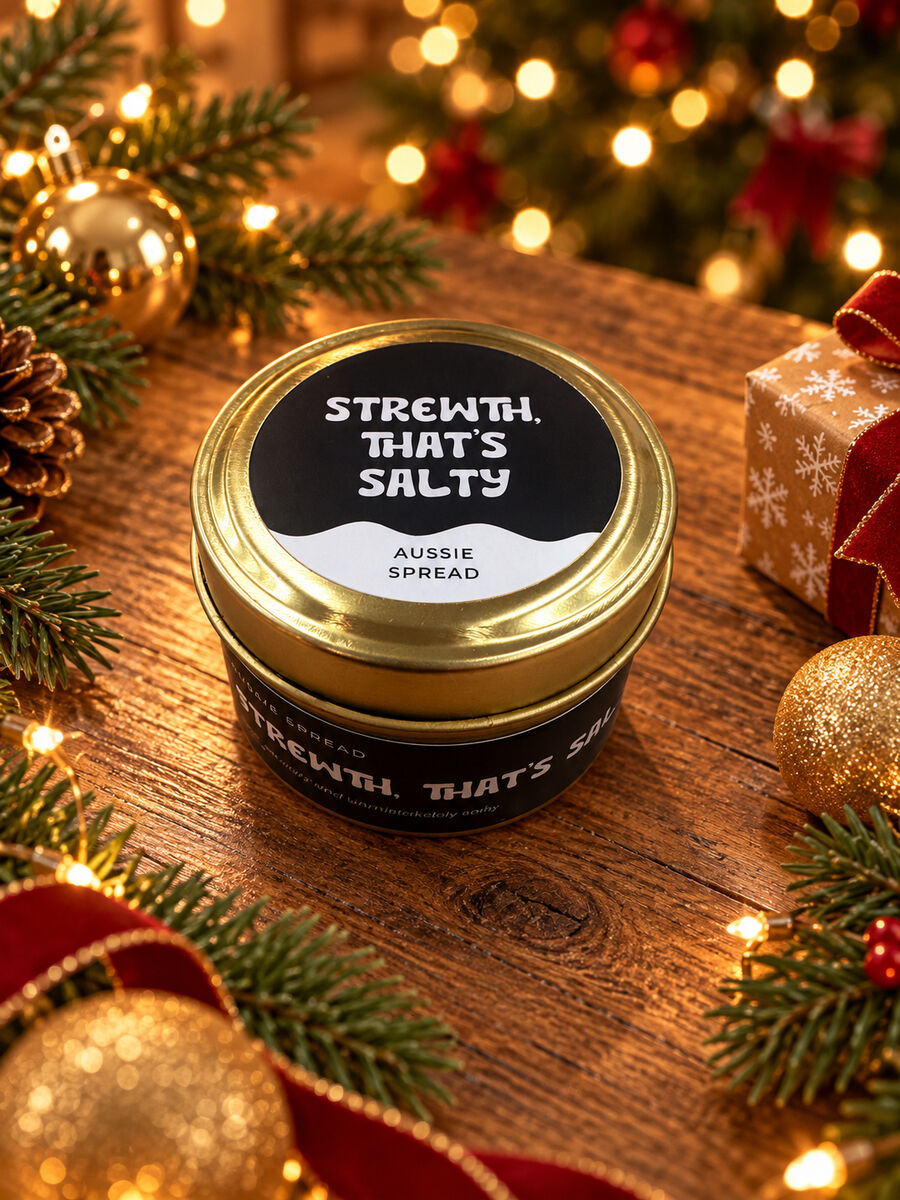 Strewth, That's Salty – Aussie Spread mini candle
