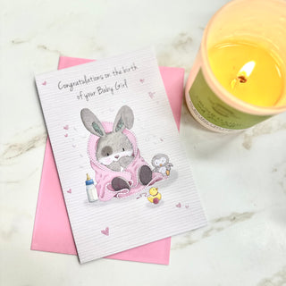 CONGRATS ON THE BIRTH OF BABY GIRL BUNNY