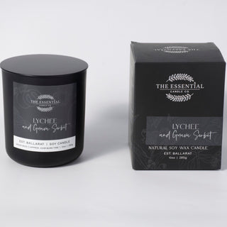 LYCHEE AND GUAVA SORBET  - WOOD WICK CANDLE