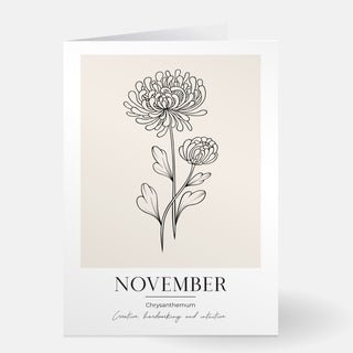 SASS AND DESIGN - NOVEMBER BIRTH BLOOM