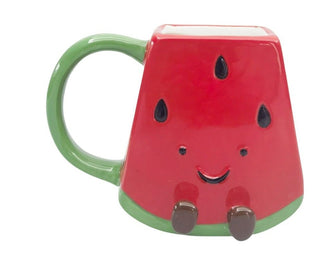 WINNIE WATERMELON MUG - RED 10CM