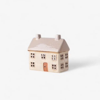 ALSACE COTTAGE TEA LIGHT - LIGHT GREY