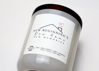 NEW BEGINNINGS - (HOUSEWARMING CANDLE)