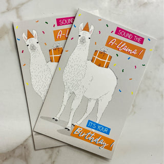 SOUND THE A-LLAMA ITS YOR BIRTHDAY