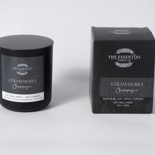 STRAWBERRY CHAMPAGNE  - WOOD WICK CANDLE