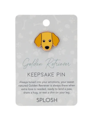GOLDEN RETRIEVER KEEPSAKE PIN