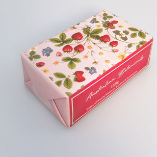 STRAWBERRY FIELDS SOAP PINK AND RED