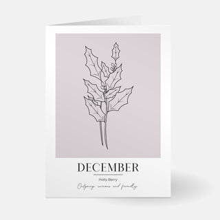 SASS AND DESIGN - DECEMBER BIRTH BLOOM