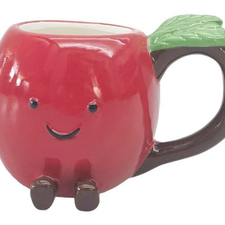 ANNIE APPLE FRIENDS MUG RED