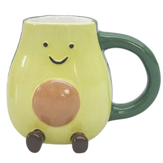 AIMEE AVOCADO FRIENDS MUG GREEN