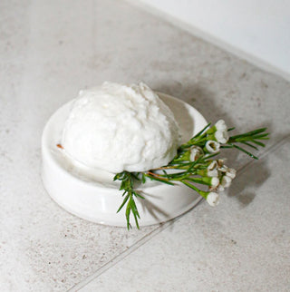 SHOWER STEAMER DISH - WHITE