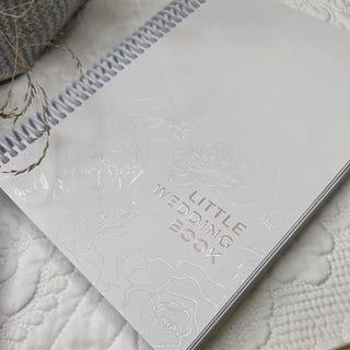 WHITE - IVORY HAUS - LITTLE WEDDING BOOK SPIRAL BOUND