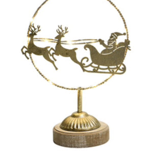 SANTA SLEIGH W/LED