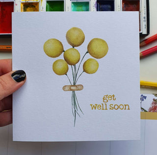 GET WELL SOON - GREETING CARD