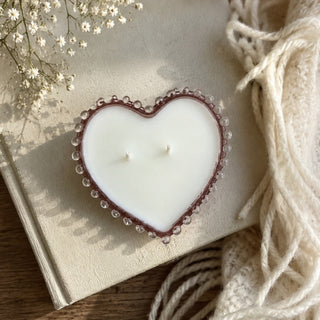 SANDALWOOD VANILLA AND PATCHOULI - LIGHT PINK JAR