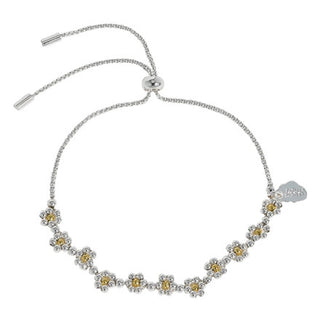 DAISY CHAIN AMELIA BRACELET SILVER PLATED