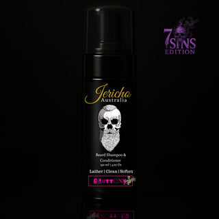 Jericho 2 in 1 Beard Shampoo & Conditioner 150ml Gluttony ( 7 Sins Edition)