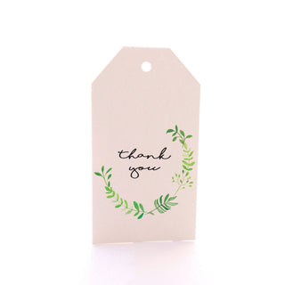 LEAFY THANK YOU - (GIFT TAG)