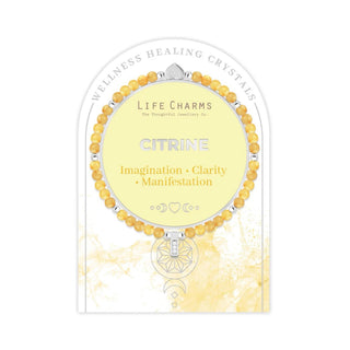 LIFE CHARMS CITRINE BRACELET
