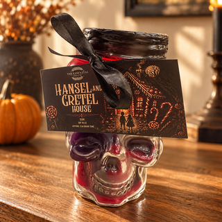 HANSEL AND GRETEL HOUSE - SKULL JAR