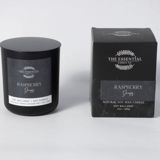 RASPBERRY DROP  - WOOD WICK CANDLE