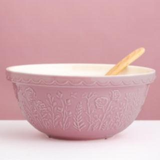 IN THE MEADOW PINK ROSE MIXING BOWL - 4L/29CM