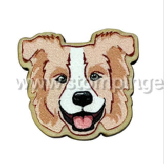 Blonde Border Collie Earrings