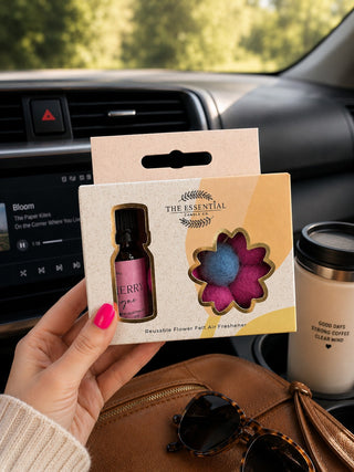 PINK FLOWER FELT DIFFUSER